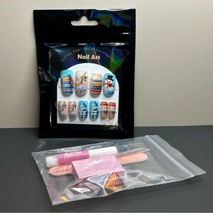 29 Piece Nail Art Set Christmas Winter Snowman Theme